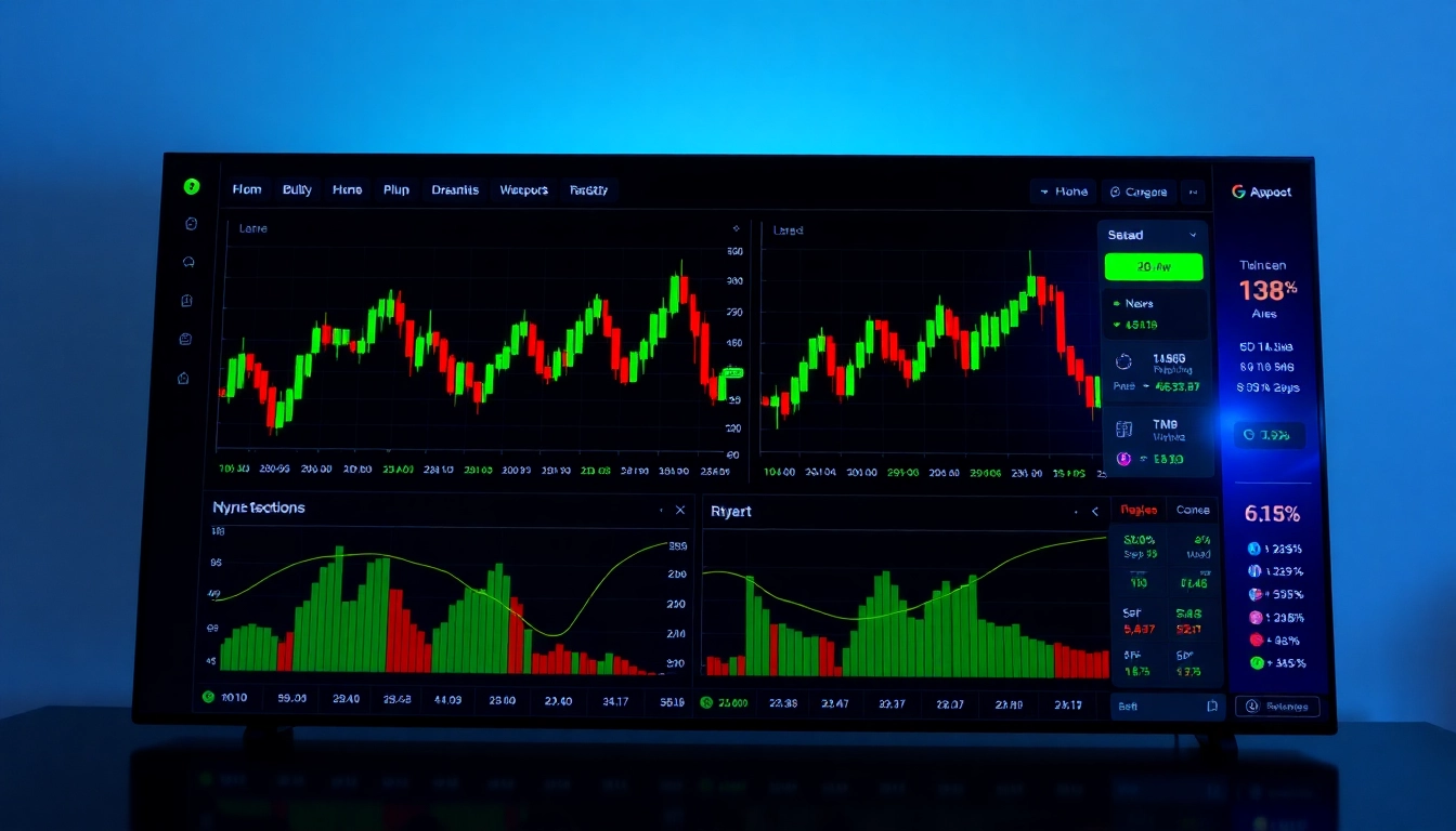 Highlighting the aicoin下载 process with a user easily downloading a secure, feature-rich crypto platform on devices, showcasing various phones and desktops, for seamless market analysis and alerts.