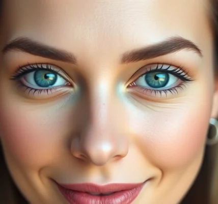 A woman with a refreshed look after Oberlidstraffung Zürich, showcasing eye-opening results with natural appeal for screen readers.