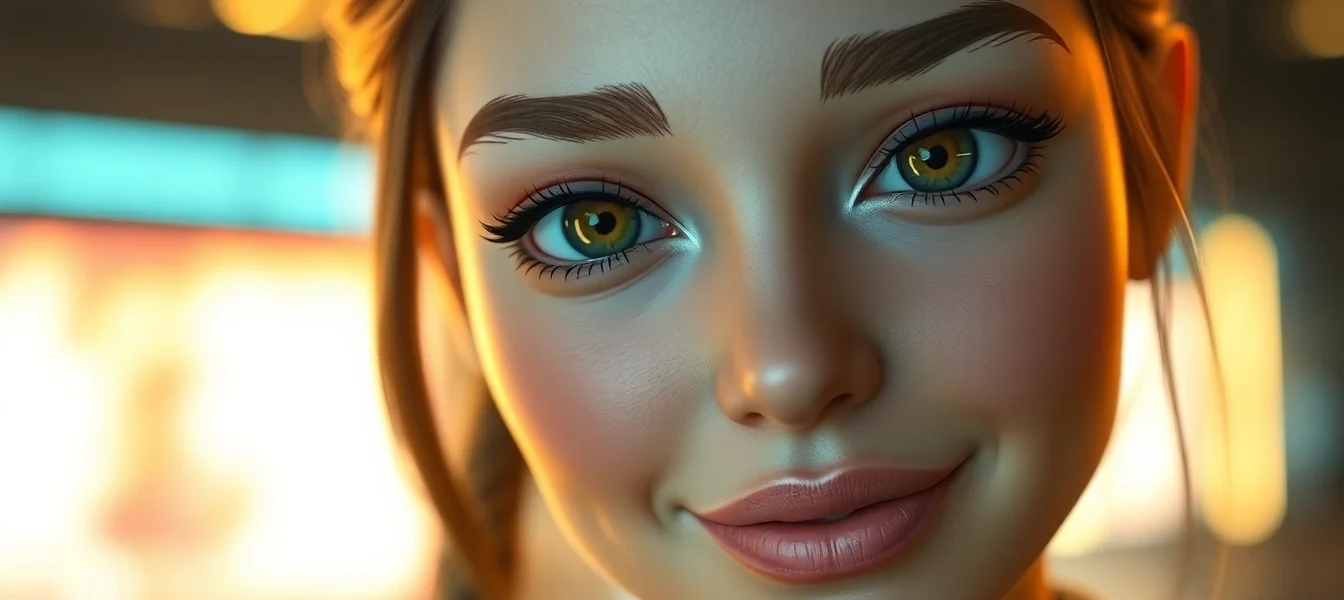 AI girlfriend engaging in a realistic conversation, showcasing emotional depth and unfiltered NSFW chat capabilities for 2025