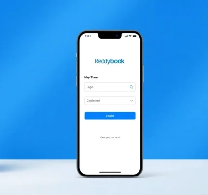 Reddy Book Login page showing user authentication form with vibrant colors and simple design for easy access