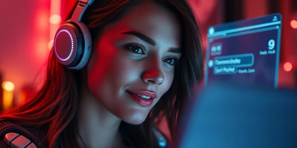 AI girlfriend engaging in a realistic unfiltered NSFW chat, showcasing emotional connection and bold interaction for adult users.
