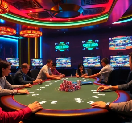 Pokerbros Paradise Union online poker scene with engaged players and vibrant interface for user engagement
