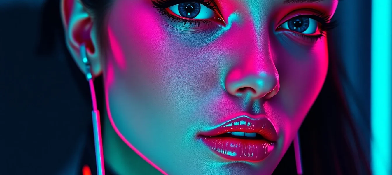 Vivid depiction of a sensual, artistic scene generated by a skilled nsfw ai generator, highlighting detailed features and warm lighting for accessible clarity.