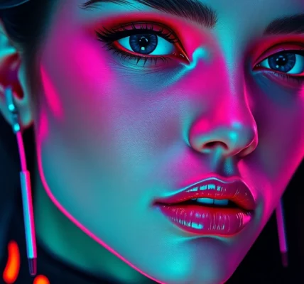 Vivid depiction of a sensual, artistic scene generated by a skilled nsfw ai generator, highlighting detailed features and warm lighting for accessible clarity.