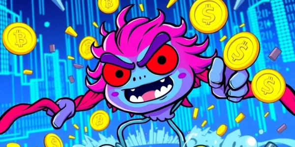 Detailed image illustrating APORK Tokenomics with meme coin and GambleFi gaming visuals for