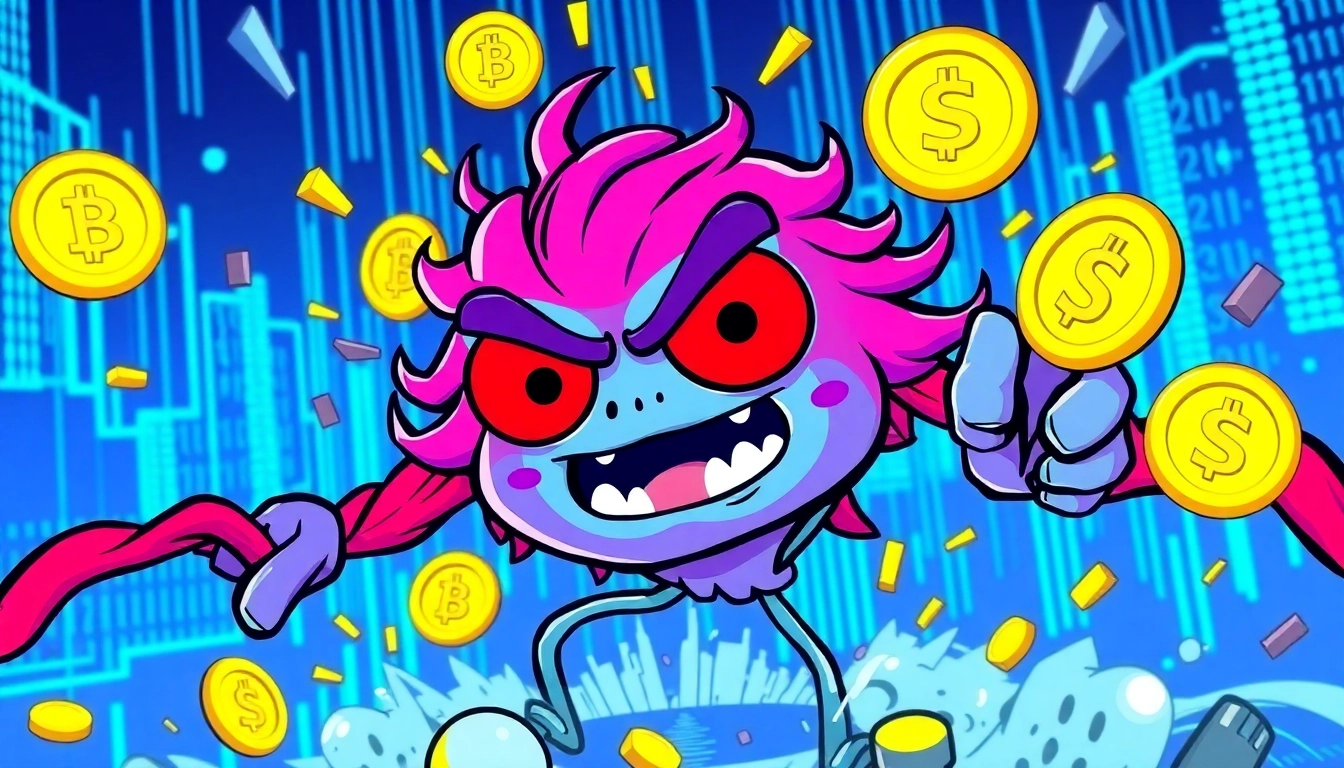 Detailed image illustrating APORK Tokenomics with meme coin and GambleFi gaming visuals for