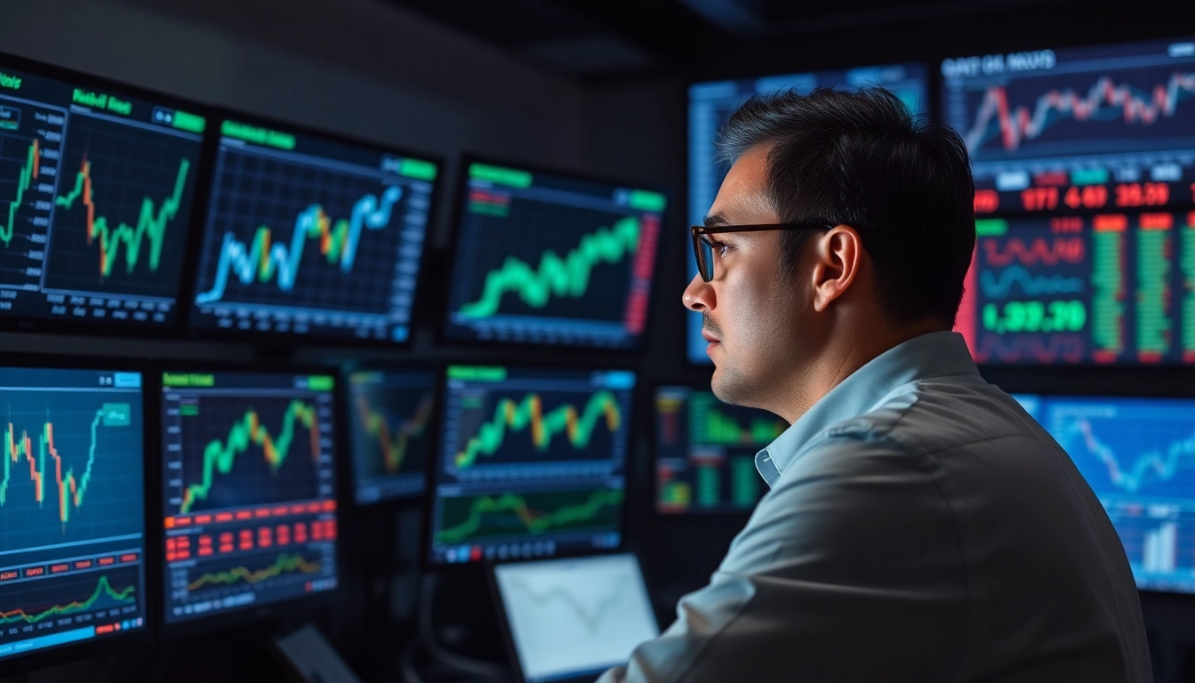 Stock Market Latest News update with financial charts and analyst reviewing data in a