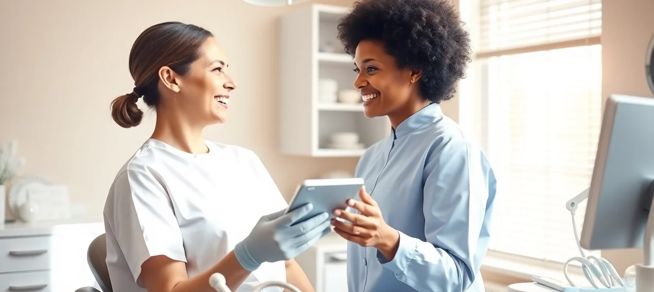 Ventura Bright Dental team providing friendly dental care in a modern, welcoming clinic setting