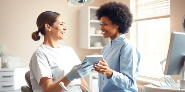 Ventura Bright Dental team providing friendly dental care in a modern, welcoming clinic setting