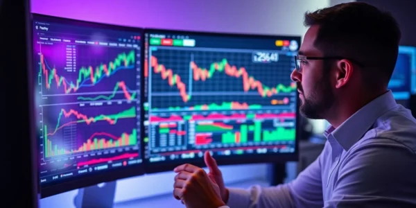 Trading view platform showcasing live market charts and analysis tools for traders and investors